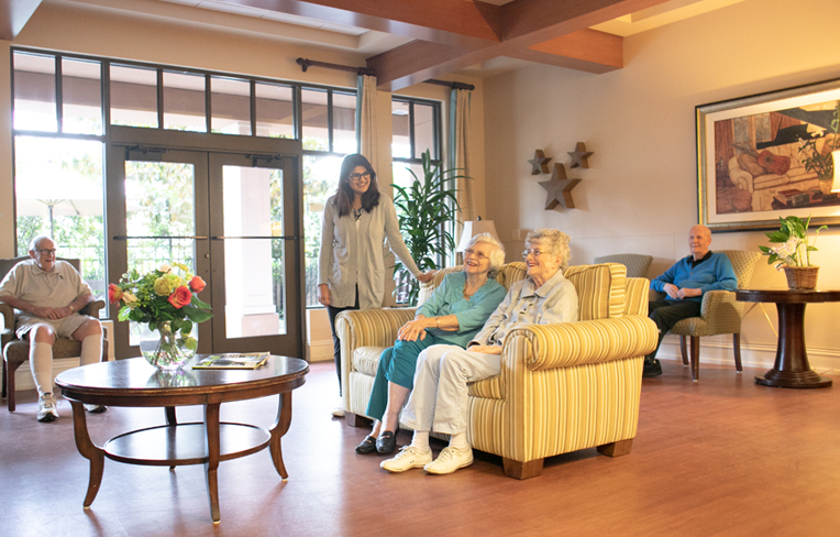 Secure, technology enabled accommodations for residents